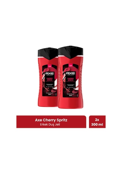 Axe Premium Collection Duş Jeli Cherry Spritz 300 Ml X 2 Adet PKT.AXE.028 Diğer