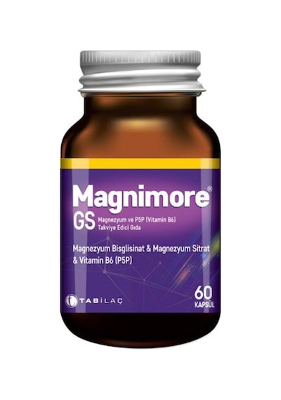 Magnimore Gs Magnezyum Ve P5p 60 Kapsül