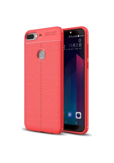 Htc Desire 12 Plus Kılıf Deri Tarzı Niss Silikon Case