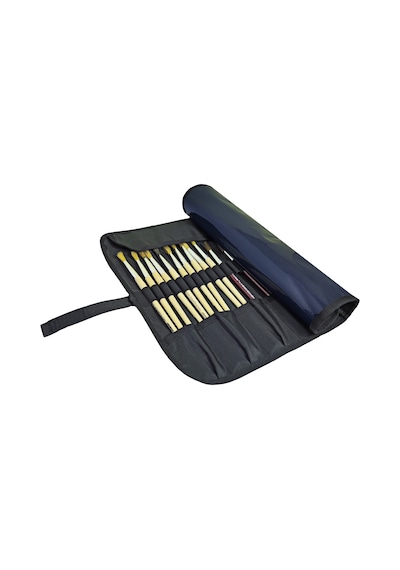 Jacbag Sanatsal Rulo Fırça Kalem Çantası Art Jac-lacivert renkli