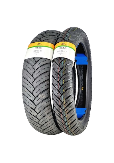 130/70-17 Ve 100/80-17 Lastik Takımı Tl Tubeless - Dubleks
