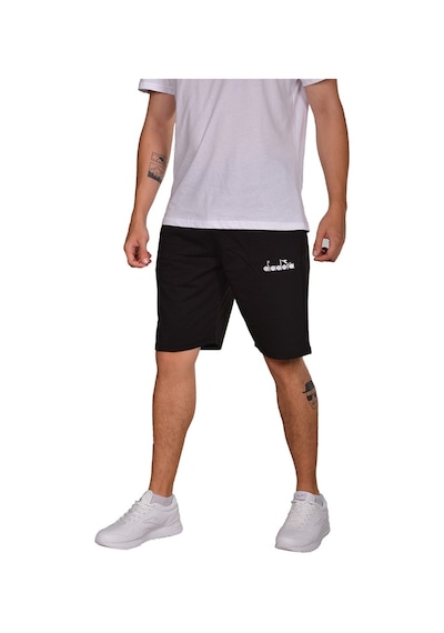 Diadora Mesa - Pamuklu Siyah Spor Şort - Dıadoramesa (547291079) Siyah
