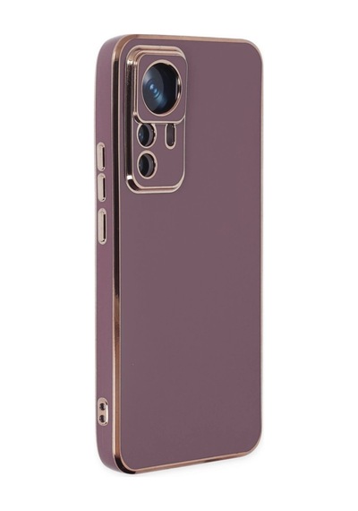 Xiaomi Mi 12t Pro Kılıf Volet Silikon - Mor -