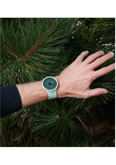 Swatch Sb03g100 Bıg Bold Bıoceramıc Forest Kadın/erkek Kol Saati Metal