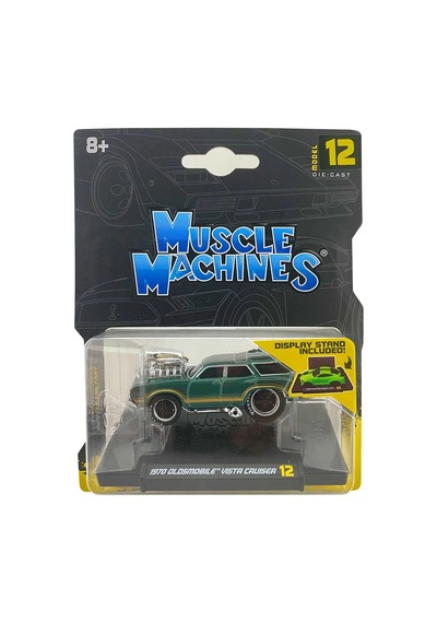 Maisto 1970 Oldsmobile Vista Cruiser Model Araba 1/64 Muscle Mach Çok Renkli