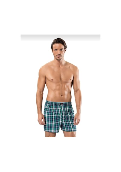Erdem 1440 Erkek Desenli Poplin Boxer 3 Adet Çok renkli