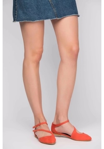 Fox Shoes Turuncu Kadın Babet D726016902