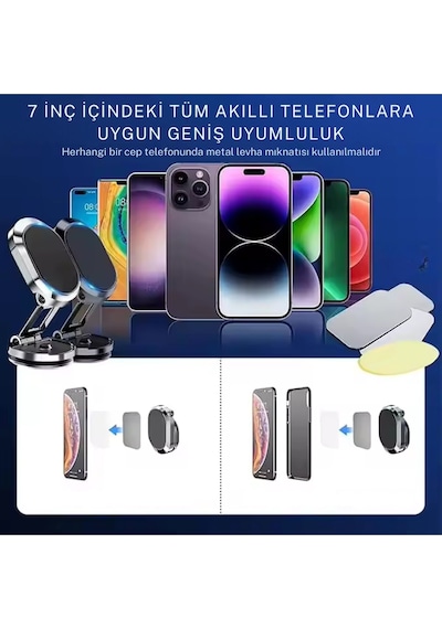 Katlanabilir Mınatıslı Manyetik Mini Araç Içi Ve Masaüstü Premiu Katlanabilir Mınatıslı Manyetik Mini Araç Içi Ve Masaüstü Premiu