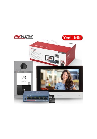 Hikvision Ds-kıs604-s Ip İnterkom Set