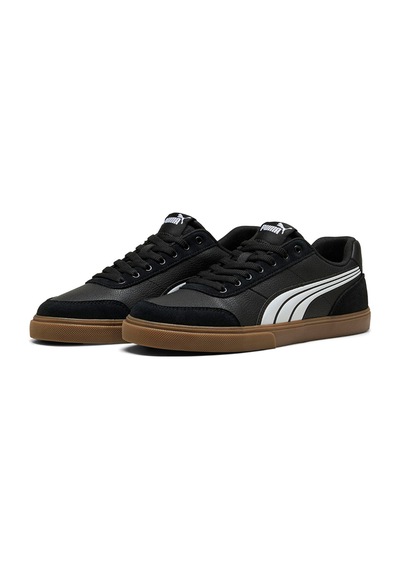 Puma Court Ever 40718601 Erkek Günlük Ayakkabı Siyah Sneaker Siyah - Beyaz