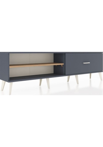 Arges Tv Ünitesi Tek Raflı Tek Çekmeceli 176x30x51 Antrasit-çam/antrasit Atlas Çam/antrasıt Arges Tv Ünitesi Tek Raflı Tek Çekmeceli 176x30x51 Antrasit-çam/antrasit Atlas Çam/antrasıt