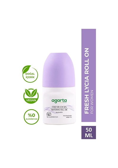 Agarta Roll-on Kadın 50 Ml Fresh Flower-lycıa-natural
