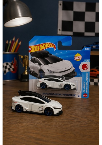Hot Wheels Toyota Prius Custom - J-ımports 2026 Özel Seri Metal Oyuncak Araba Çok Renkli