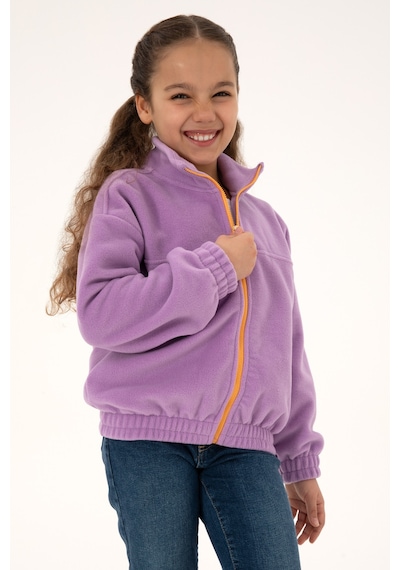 U.s. Polo Assn. Kız Çocuk Lila Hırka Örme 50318001-vr034 Lıla