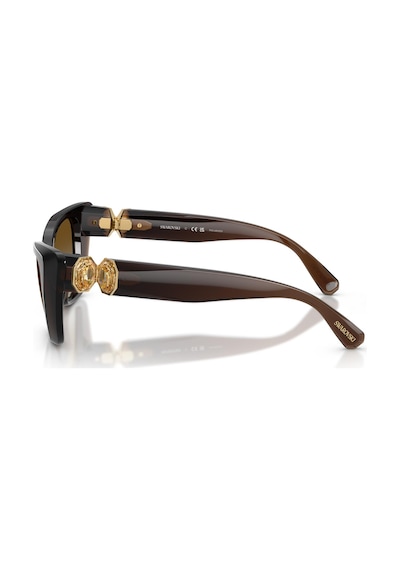 Swarovski Sk6047 1084t5 54 Polarize Kadın Güneş Gözlüğü Kahverengi