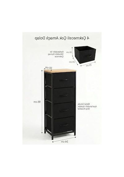 4 Çekmeceli Metal Banyo Dolabı, Çok Amaçlı Organizer Ve Pratik Düzenleyici Açık Kahve 4 Çekmeceli Metal Banyo Dolabı, Çok Amaçlı Organizer Ve Pratik Düzenleyici Açık Kahve