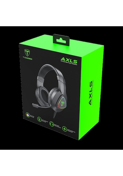 T-dagger T-rgh306 Axls 7.1 Surround Sound Renkli Aydınlatma 2.10mt Usb Kablolu Mikrofonlu Gaming Kulaklık 1923