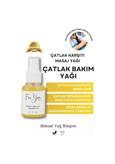 Çatlak Karşıtı Cilt Bakım Yağı & Hamile Çatlak Bakım Yağı