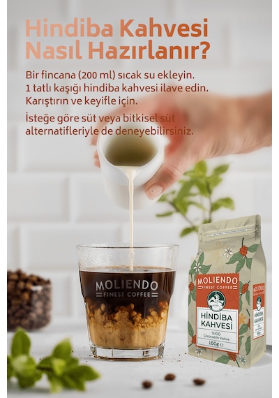 Moliendo Hindiba Kahvesi 4 Al 3 Öde Granül