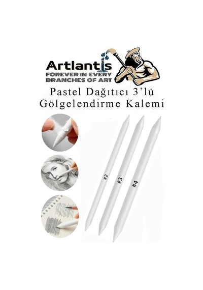 Karakalem Eskiz Çizim Masa Üstü Şövale Duralit Seti 25x35 Cm Pastel Dağıtıcı Dereceli Kalem Hamur Silgi Beyaz Kurşun Kalem