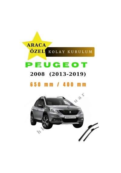 Peugeot 2008 2013-2019 Araca Özel Silecek