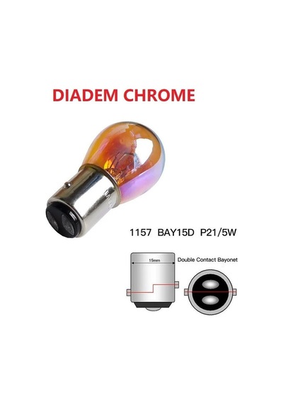 93 Diadem Amber Ampul 12 V 2 Adet Amerikan Park Sinyal Tek Duy