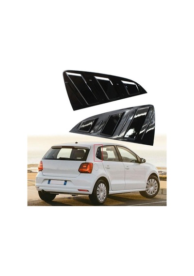 Vw Polo Kelebek Cam Vizörü Piano Black 2011-2018