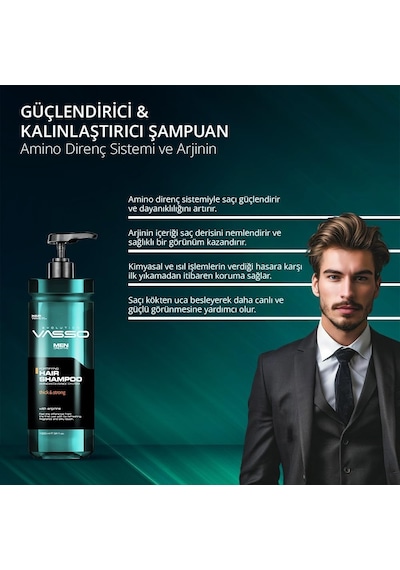 Saç Şampuanı 1000 Ml Thick & Strong
