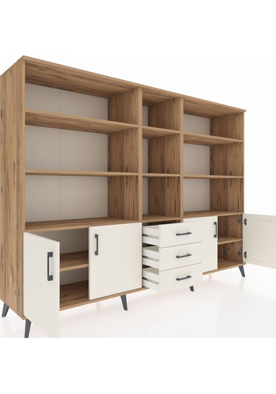 Hyperion Dolap 11 Raflı 3 Çekmeceli 4 Kapaklı 220x44x163 Çam-aytaşı Aytası - Atlas Çam Hyperion Dolap 11 Raflı 3 Çekmeceli 4 Kapaklı 220x44x163 Çam-aytaşı Aytası - Atlas Çam