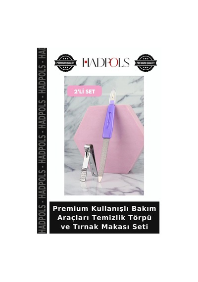 Premium Kullanışlı Bakım Araçları Temizlik Törpü Ve Tırnak Makası Seti