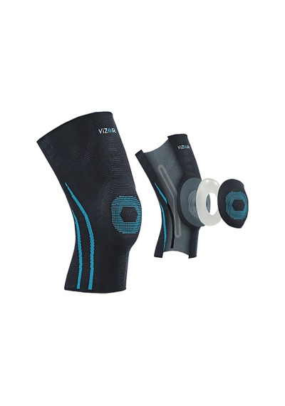Vizor Code : 703 Örme Patella Ve Ligament Destekli Dizlik Siyah
