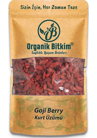 Organik Bitkim Goji Berry Kurt Üzümü 500 G