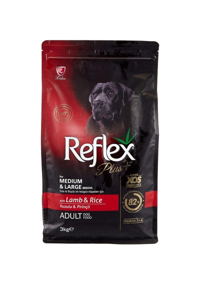 Plus Orta Büyük Irk Kuzu Yetişkin Köpek Maması 3 Kg 2 Paketi