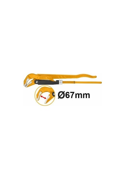 Ingco 90 Ağır Tip Manşonlu Boru Anahtarı 2"