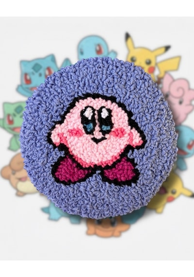 Kirby Pokemon Bardak Altlığı Pembe