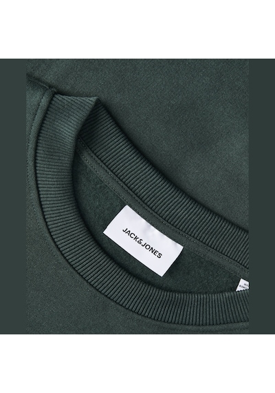Jack & Jones Erkek Gögüs Baskili Bisiklet Yaka Sweatshirt - Aero - 12298492 Çok Renkli