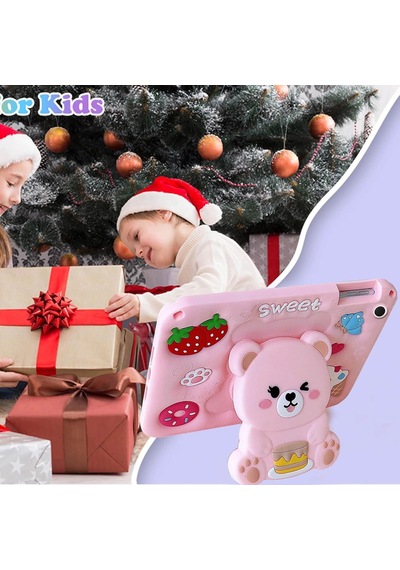 Galaxy İçin Tablet Kılıfı T220 T290 T500 S6 Lite A9 Plus İle Uyumlu Çocuk Tablet Kılıfı Pembe Tablet Kılıfı Sevimli Standlı Ayıcıklı Kalemlikli Boyun Askılı S6 Lite P610 Galaxy İçin Tablet Kılıfı T220 T290 T500 S6 Lite A9 Plus İle Uyumlu Çocuk Tablet Kılıfı Pembe Tablet Kılıfı Sevimli Standlı Ayıcıklı Kalemlikli Boyun Askılı S6 Lite P610