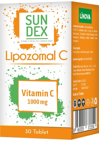 SUNDEX Lipozomal C 1000 mg 30 Tablet