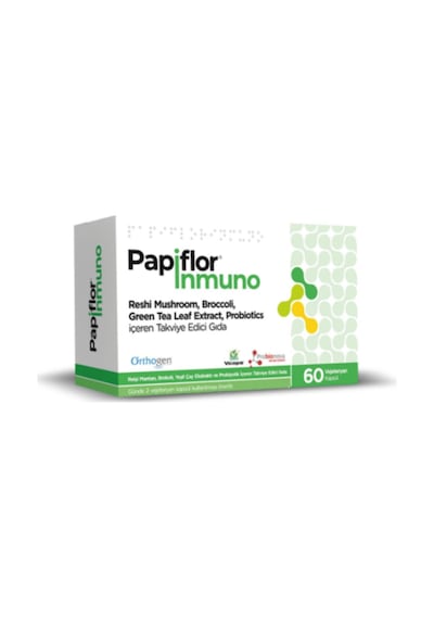 Papiflor İnmuno 60 Vejeteryan Kapsül