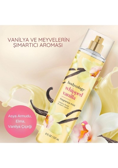 Bodycology Whipped Vanilla Fragrance Mist Vanilya Kokulu Kadın Vücut Spreyi