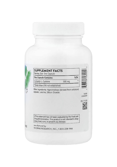 Thorne, Na-c, 90 Capsules 500 Mg Per Capsule