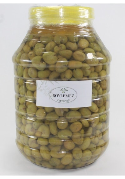 Söylemez Zeytincilik Ev Yapımı Hatay Taş Kırma Yeşil Zeytin 5 KG