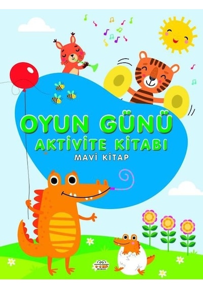 Oyun Günü Aktivite Kitabı - Mavi Kitap