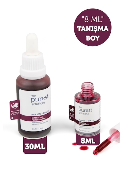 Tanışma Boy Aha & Bha Canlandırıcı Ve Cilt Tonu Eşitleyici Kırmızı Peeling Cilt Serumu 8 Ml