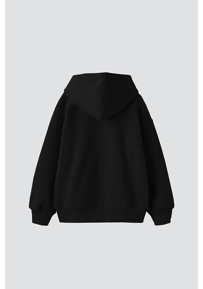 Startmore Feel Good Baskılı Oversize Unisex Siyah Siyah