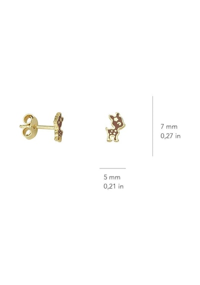 Goldkupe 14 Ayar Altın Ceylan Çocuk Küpe 0,77 Gr-907