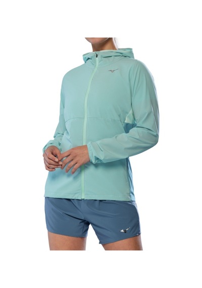 Mizuno Alpha Jacket Kadın Yağmurluk Yeşil Çok Renkli