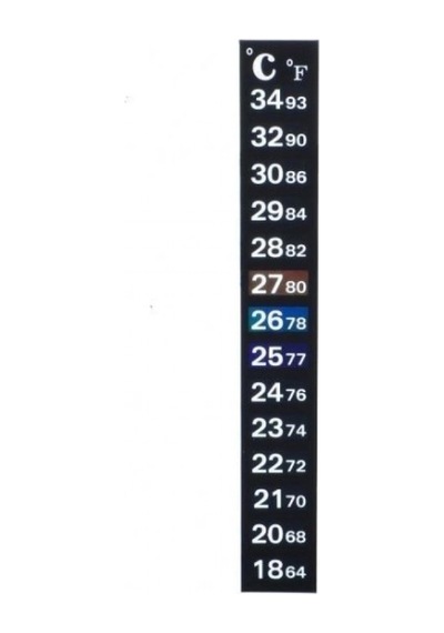 Alişpet Akvaryum Derece Termometre Yapışan Düz