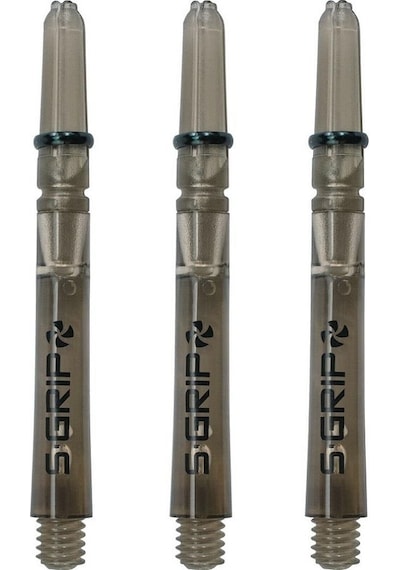 Harrows Supergrip Spin Dart Shafts Short-Şeffaf