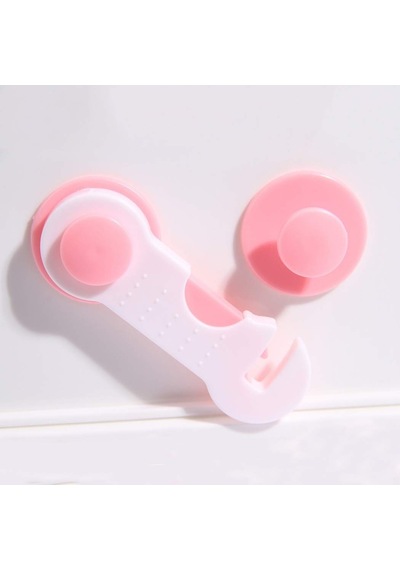 Kidkid Bebek Güvenlik Koruma Çocuk Mandal Kilit Pembe Çok Renkli